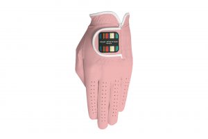 Duchess White Pink Front Golf Glove