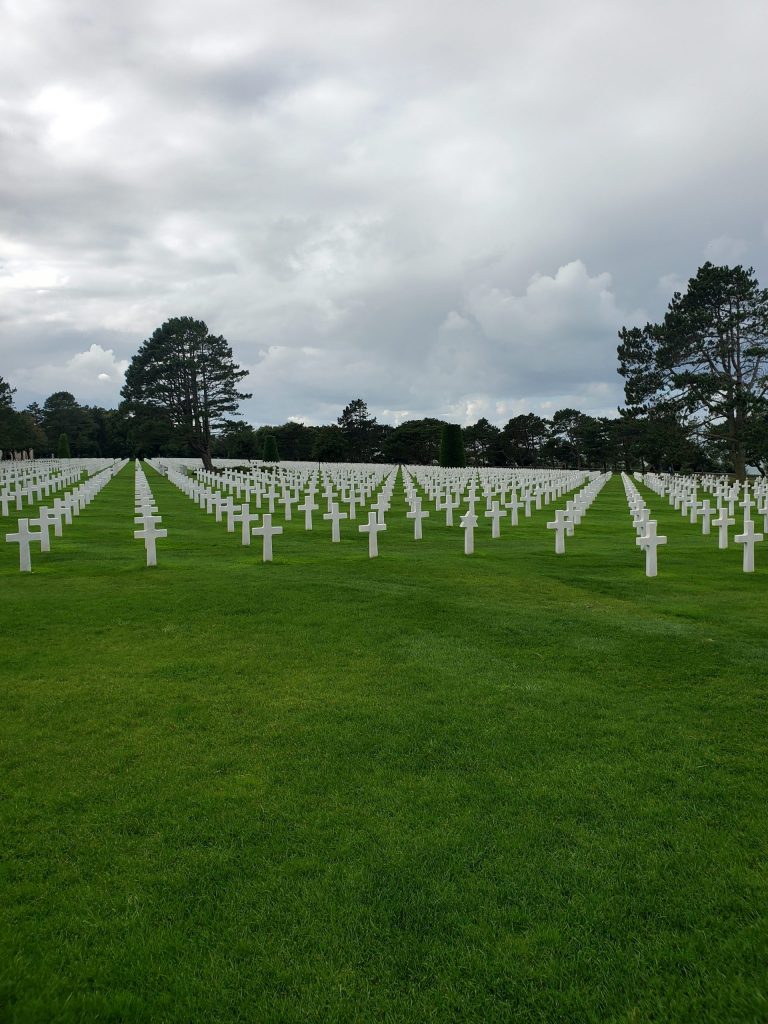 Normandy Cemetery in France