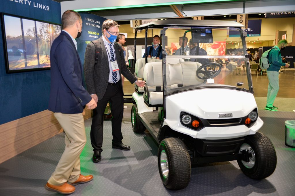 Golf Cart with Marc Simon at the PGA Show