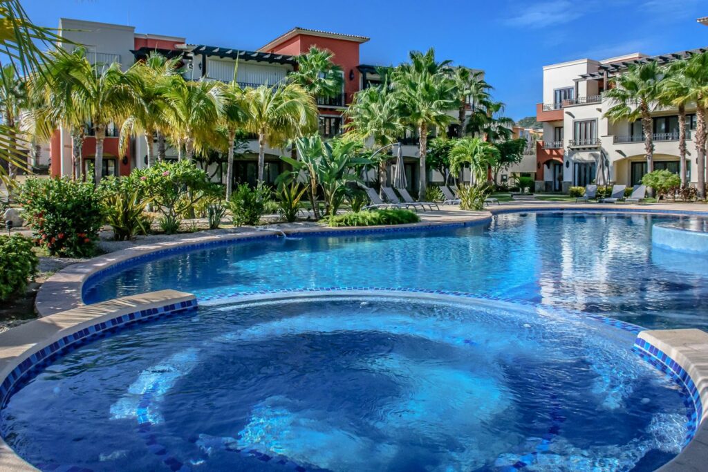 Torote Tree Villas Cabo with gorgeous pool water