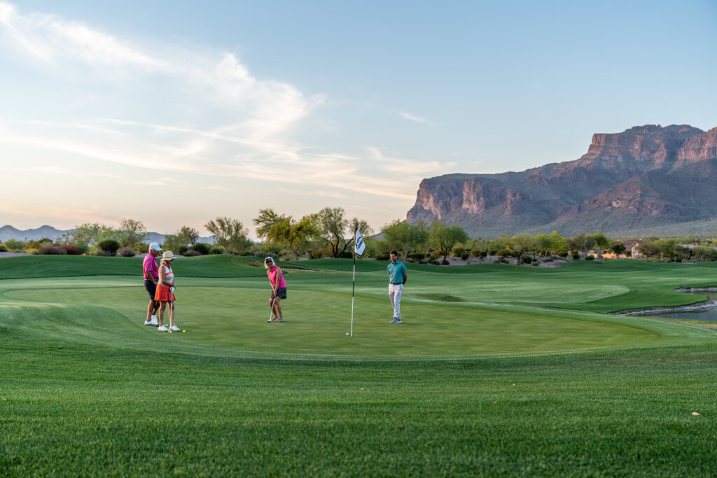 Golfing at Superstition Mountain