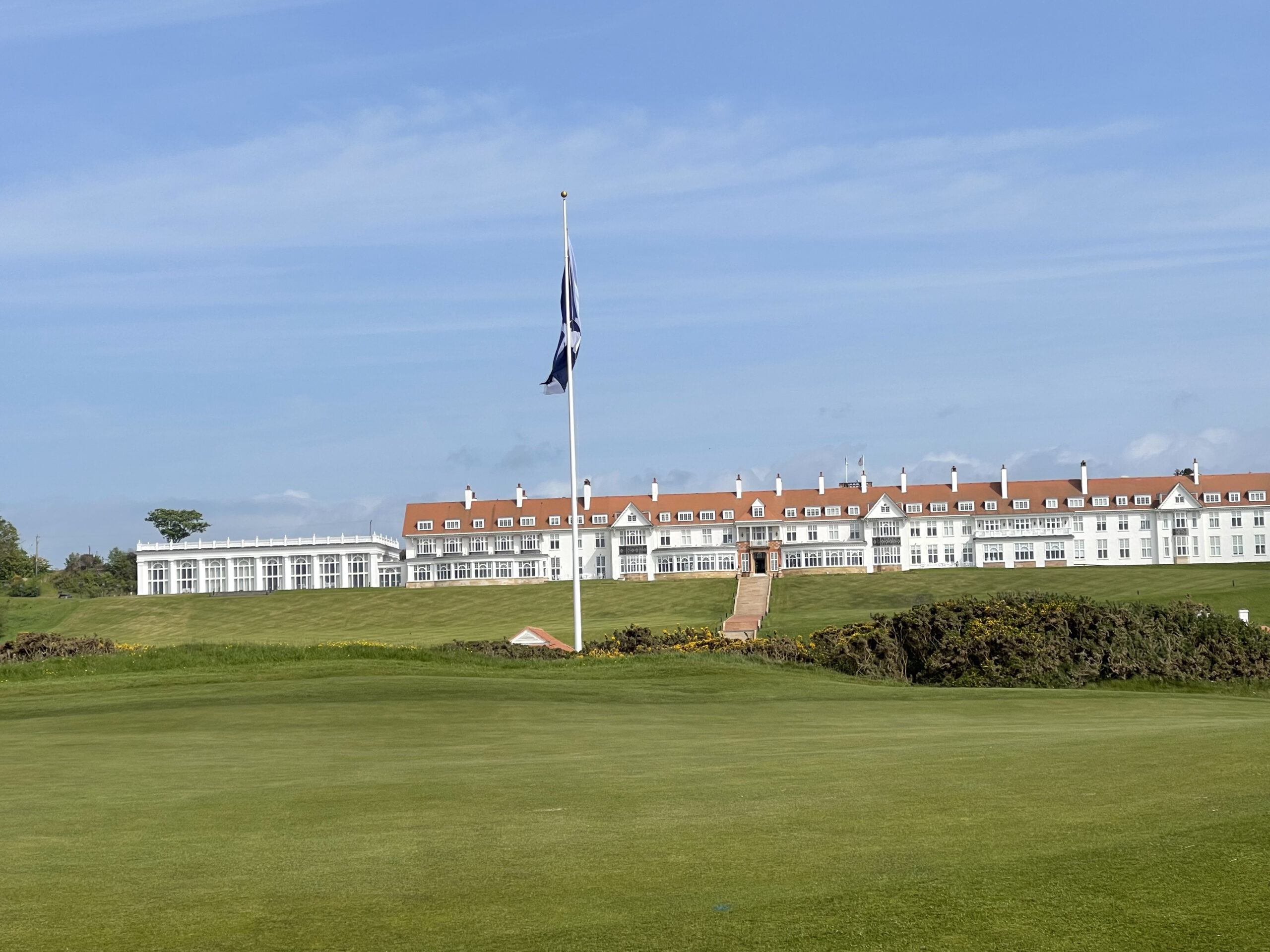 Turnberry Hotel from Golf Course