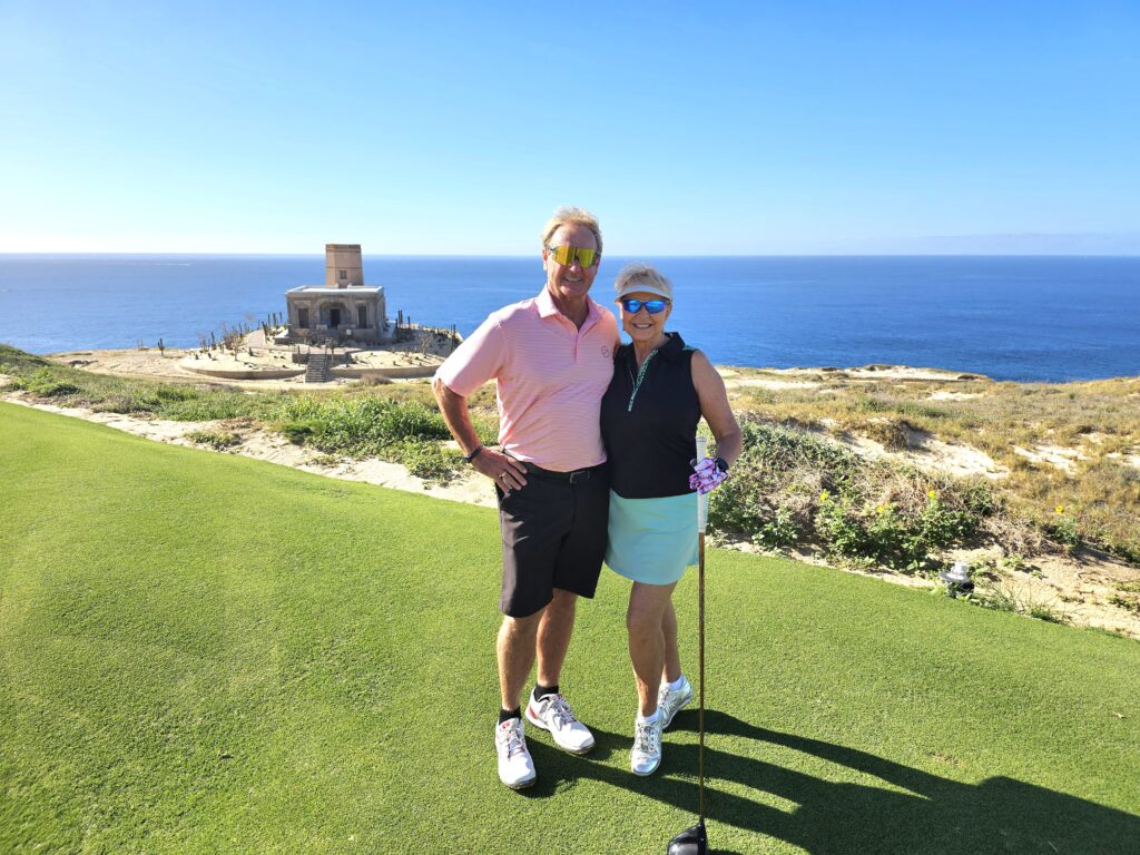 America's golfing couple at Quivira